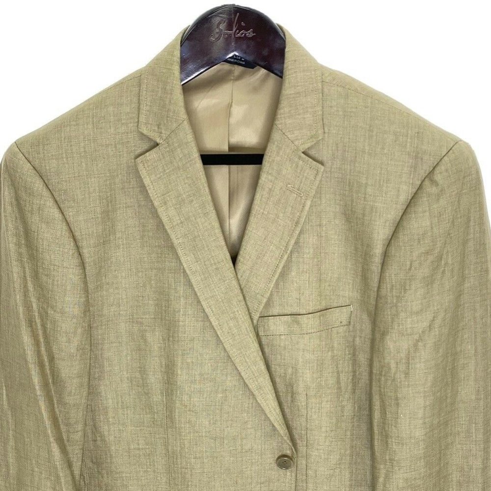JOS. A. BANK Beige 2 Button Blazer Linen XL NEW